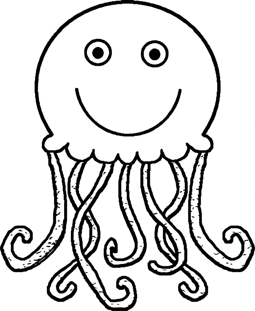 Jellyfish Up Coloring Page | Wecoloringpage.com