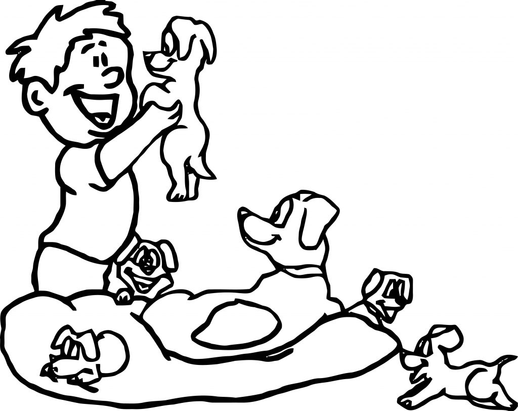 Puppy Dog Hope Coloring Page | Wecoloringpage.com