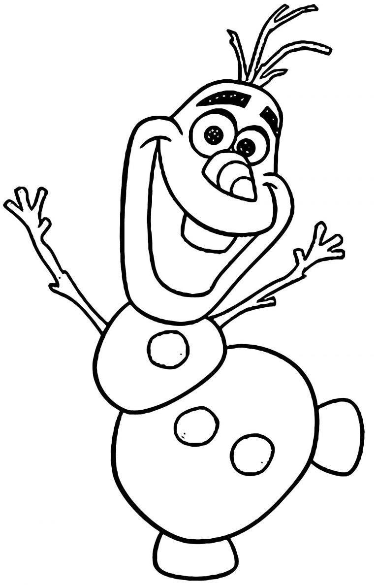 Olaf Coloring Pages 