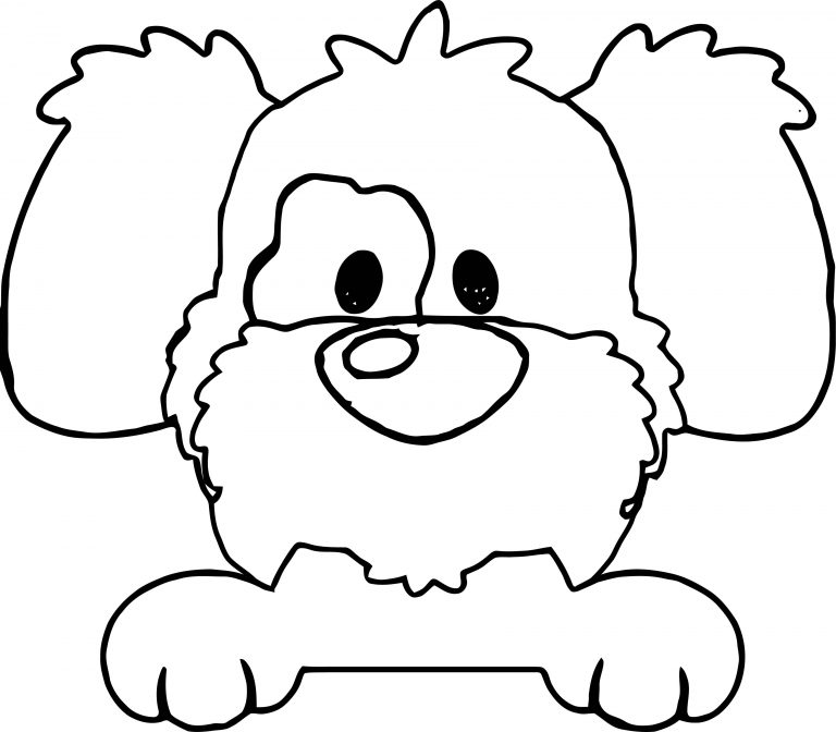 Cute Puppy Free Images Puppy Dog Coloring Page | Wecoloringpage.com