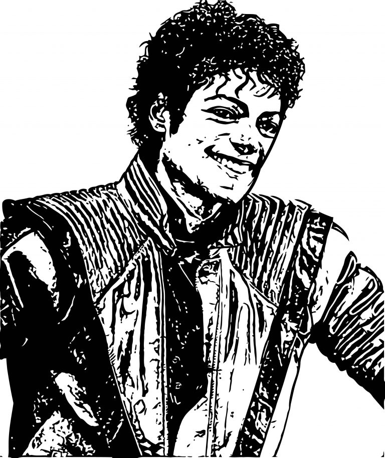 Michael Jackson Coloring Page 55 | Wecoloringpage.com