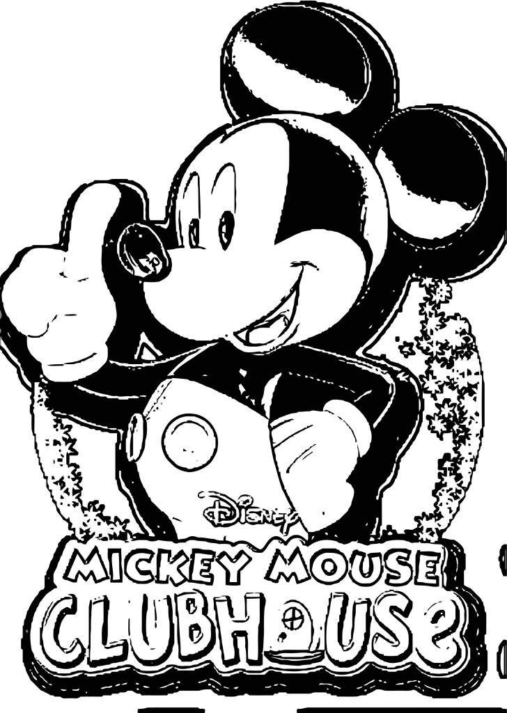 Mickey Mouse Cartoon Coloring Page Wecoloringpage Wecoloringpage