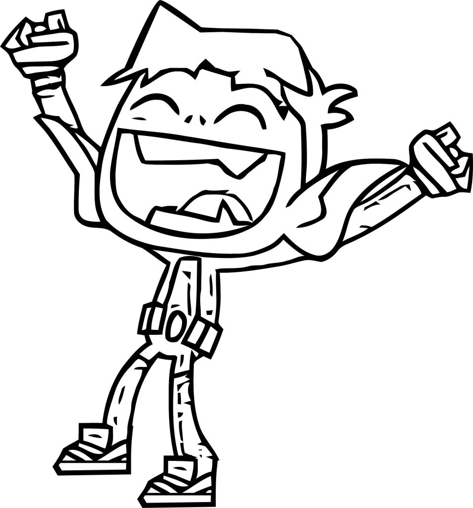 Teen Titans Go Robin Team Sketch Coloring Page Wecolo Vrogue Co