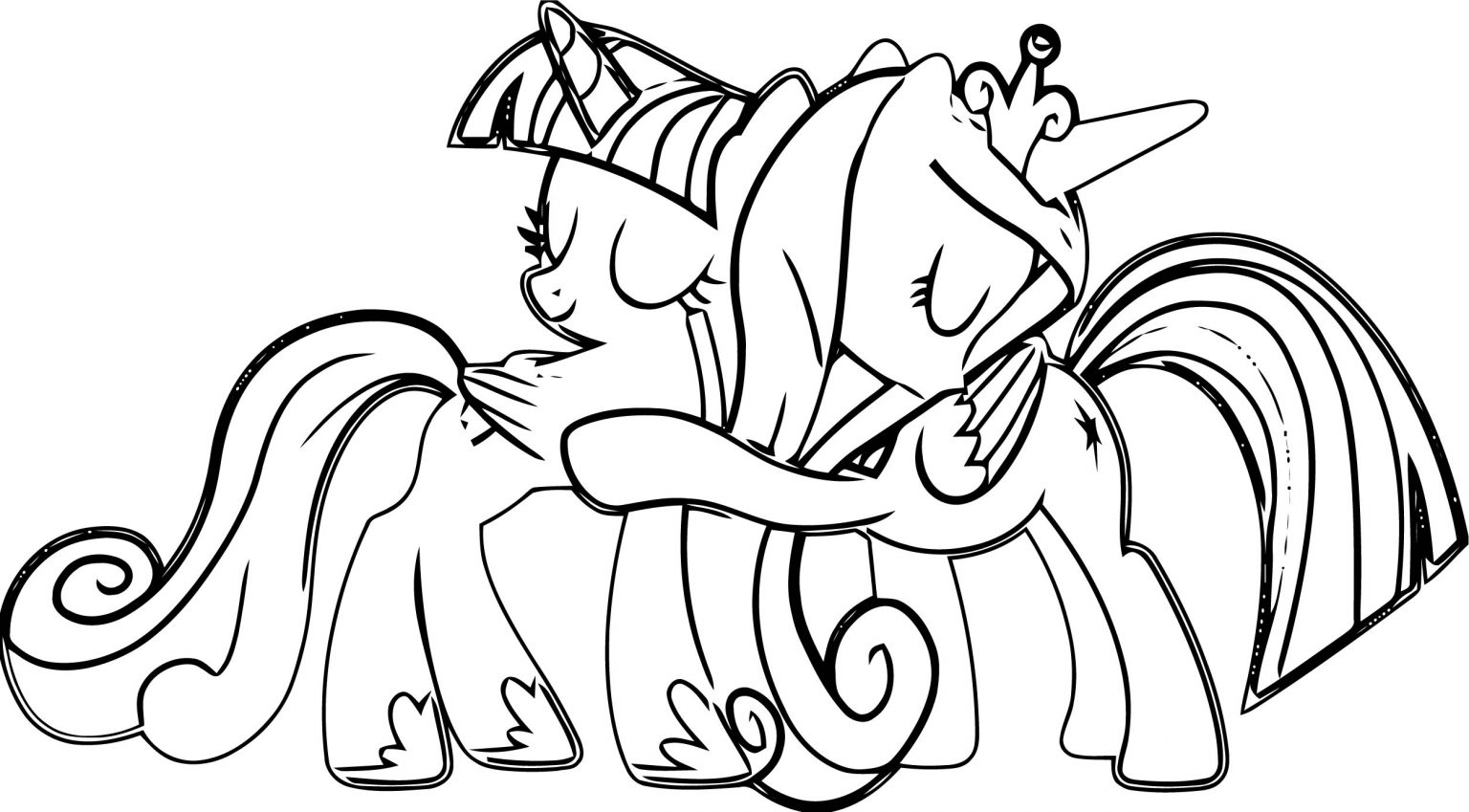 Princess Twilight Sparkle Coloring Page 007  Wecoloringpage.com