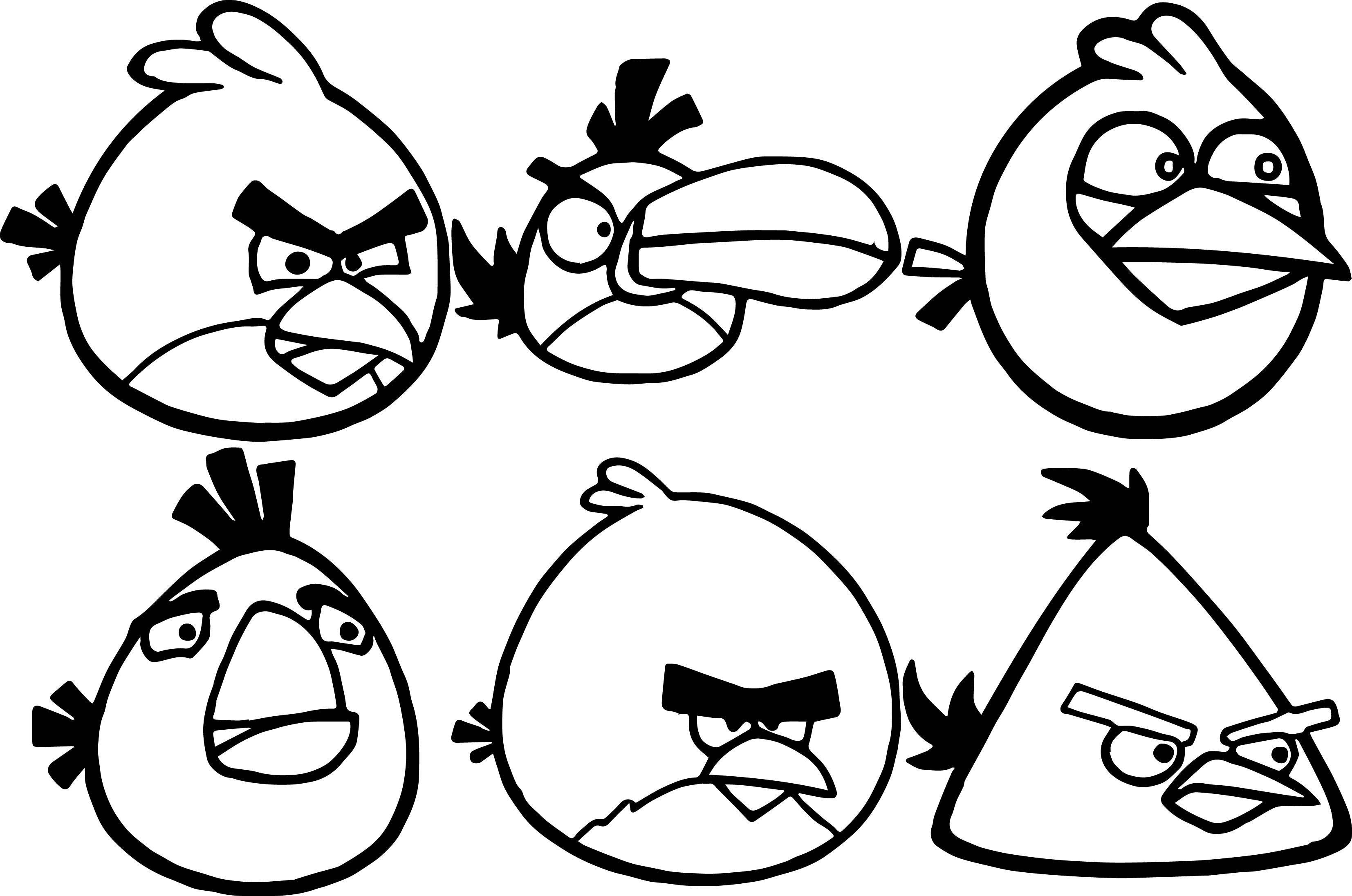 Angry Birds Coloring Page 219 | Wecoloringpage.com