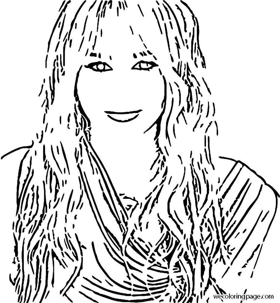 Hannah Montana Coloring Page Wecoloringpage