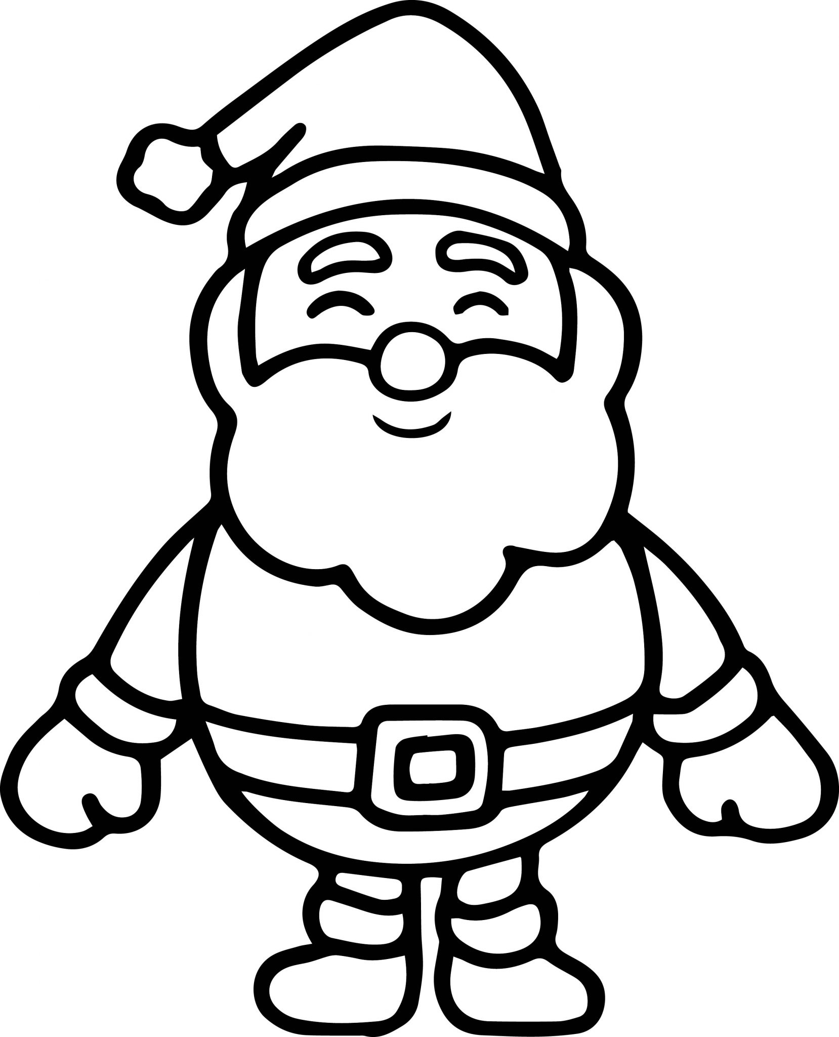 Santa Claus Coloring Pages Free Printable