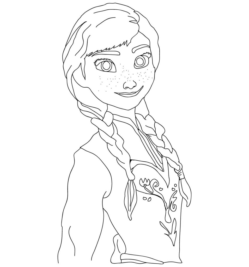 Best Frozen Coloring Page - Wecoloringpage.com