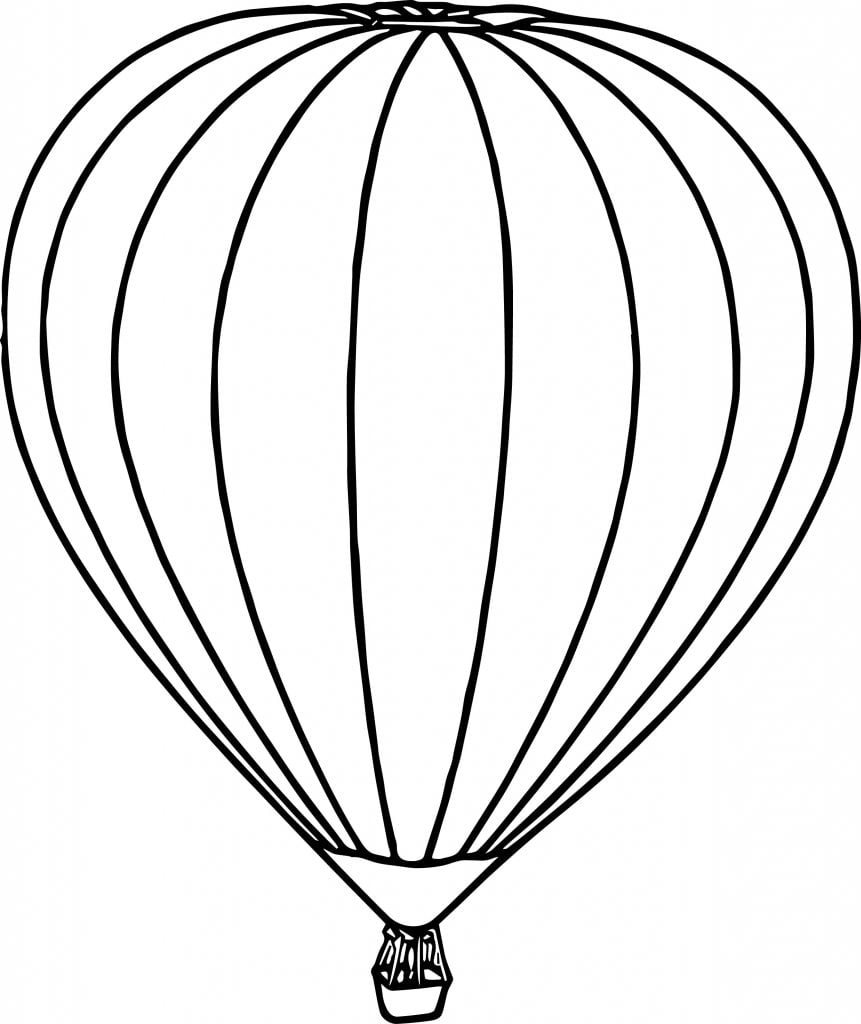 Balloon Coloring Pages - Wecoloringpage.com