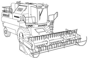 Work Vehicle Coloring Pages