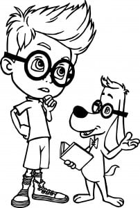 mr peabody sherman coloring page