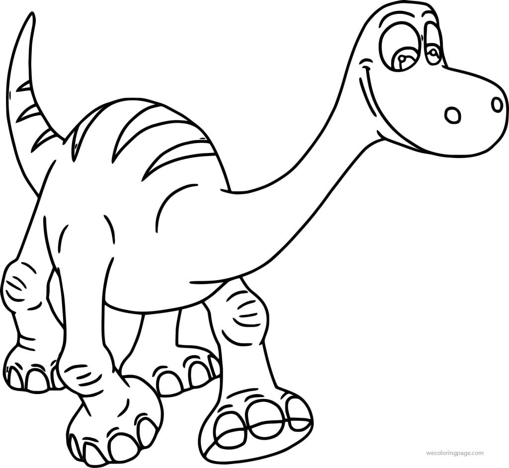 The Good Dinosaur Disney Coloring Pages - Wecoloringpage.com