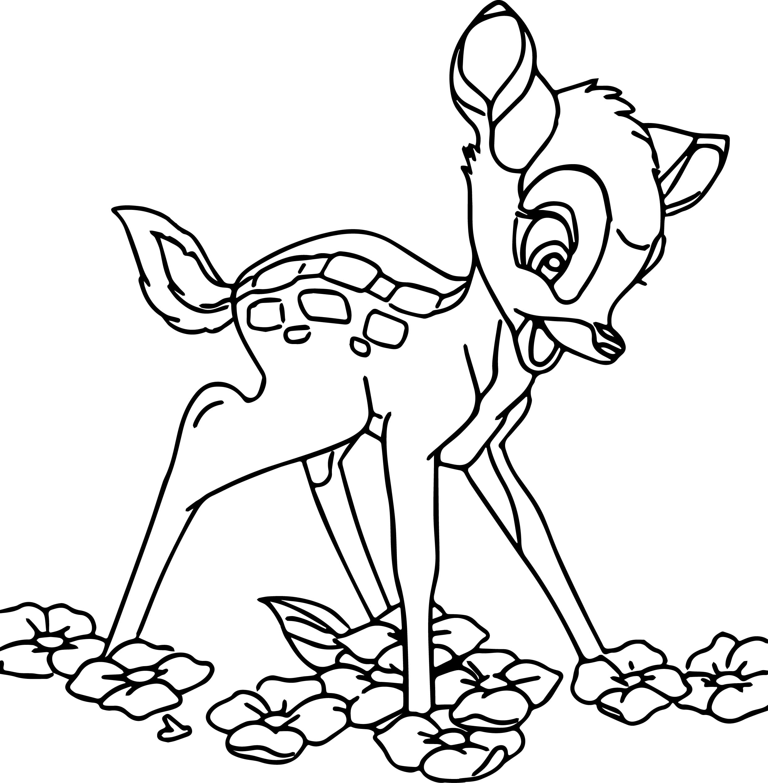 Bambi Coloring Pages - Wecoloringpage.com