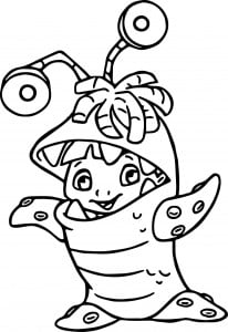 boo monster coloring pages