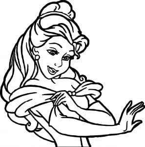 Belle Disney Princess Coloring Pages