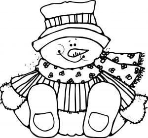 Dj Inkers Winter Coloring Page