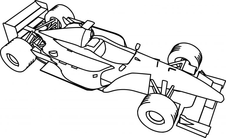 Formula And Race Car Coloring Pages - Wecoloringpage