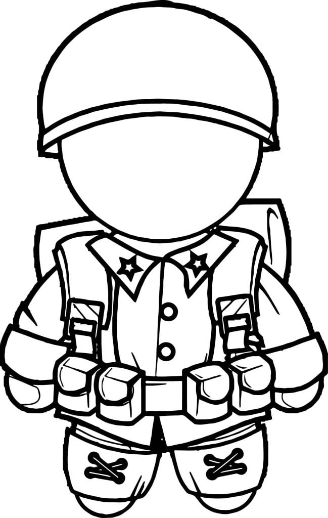 Soldier Coloring Pages - Wecoloringpage