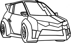Transformers Car Coloring Page