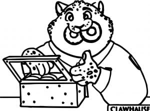 Zootopia Clawhauser Police Lion Coloring Page