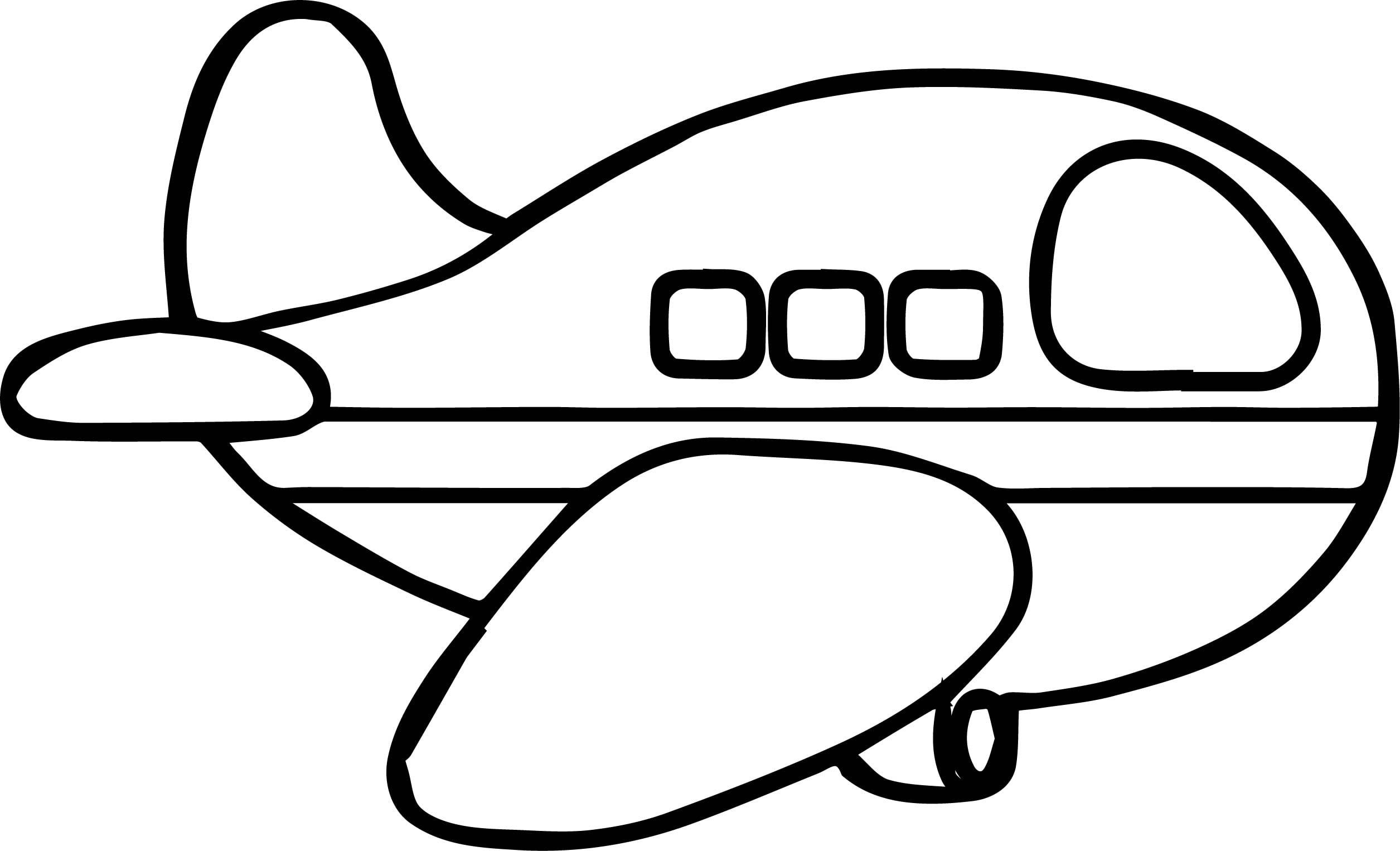 Airplane For Coloring Coloring Pages