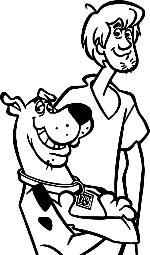 Best Buds Scooby Doo Coloring Page - Wecoloringpage.com