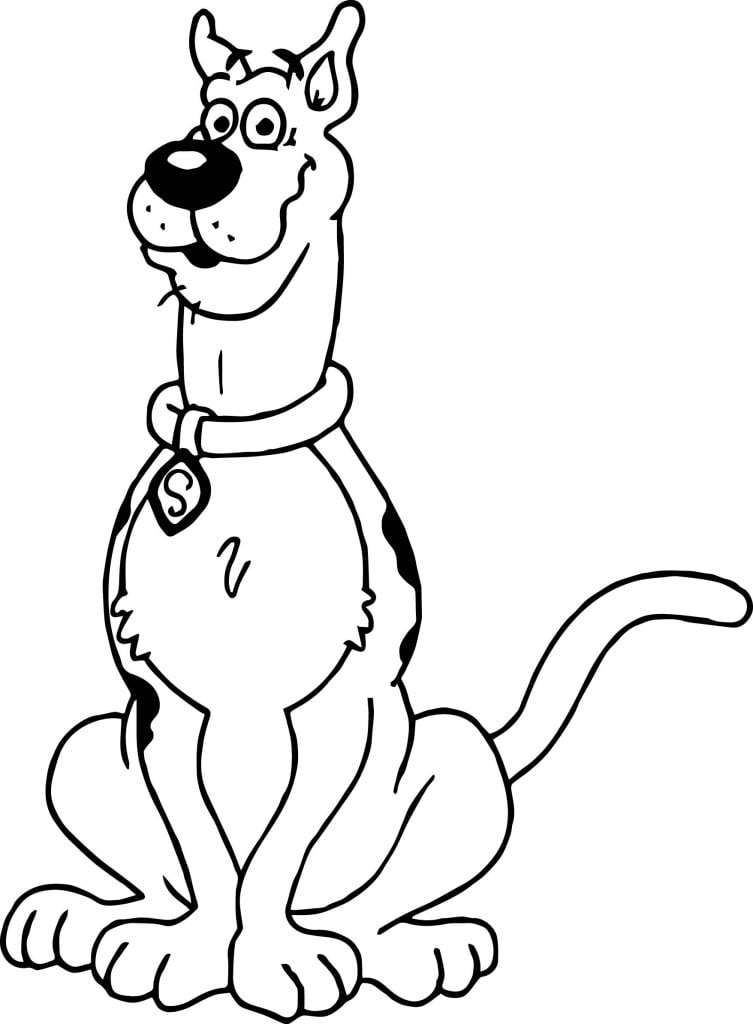 How To Draw Good Scooby Doo Coloring Page | Wecoloringpage.com