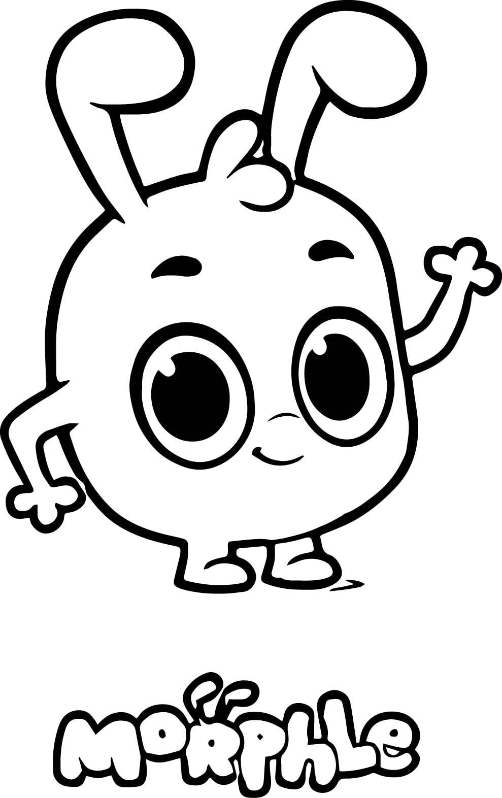 Morphle Cartoon My Cute Coloring Page | Wecoloringpage.com
