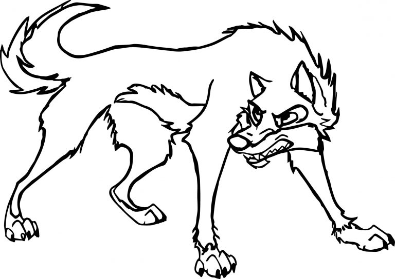 A Balto Pic Wolf Coloring Page | Wecoloringpage.com