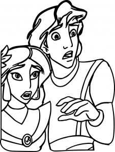 Aladdin And The King Of Thieves Shock Coloring Pages