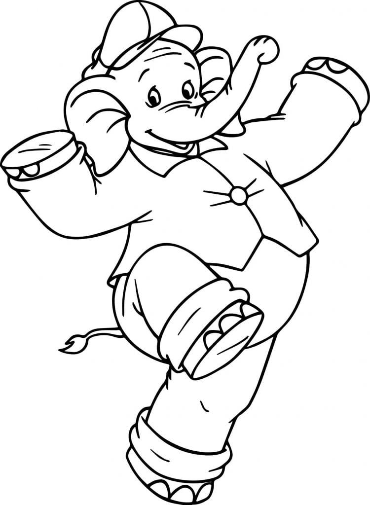 Amazing Elephant Coloring Page - Wecoloringpage.com