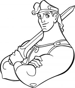 Hercules Ules Sword Pose Coloring Pages