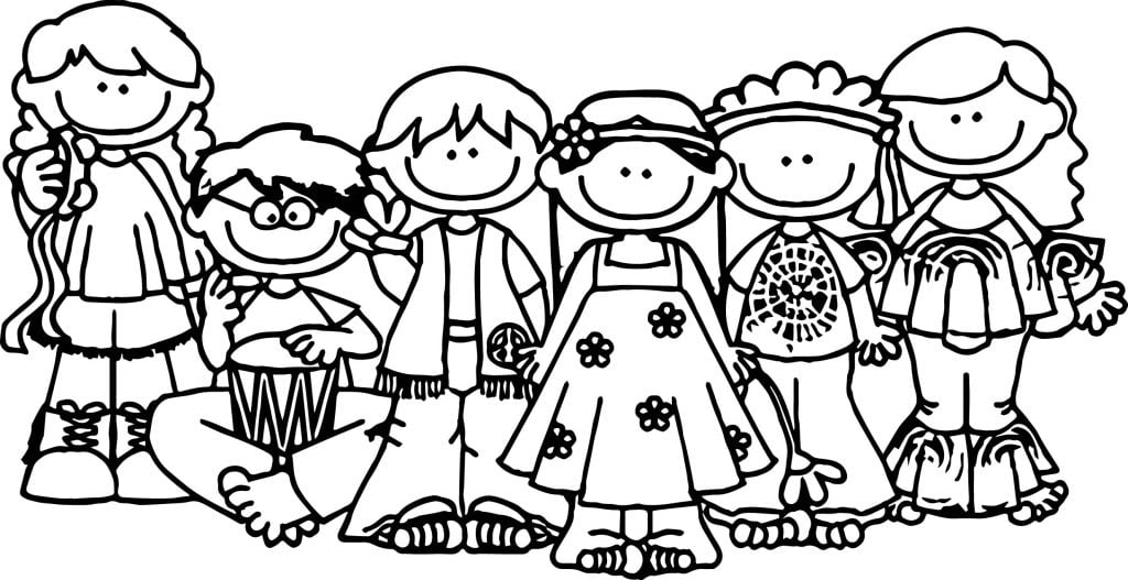 Hippo Kids Coloring Page - Wecoloringpage.com