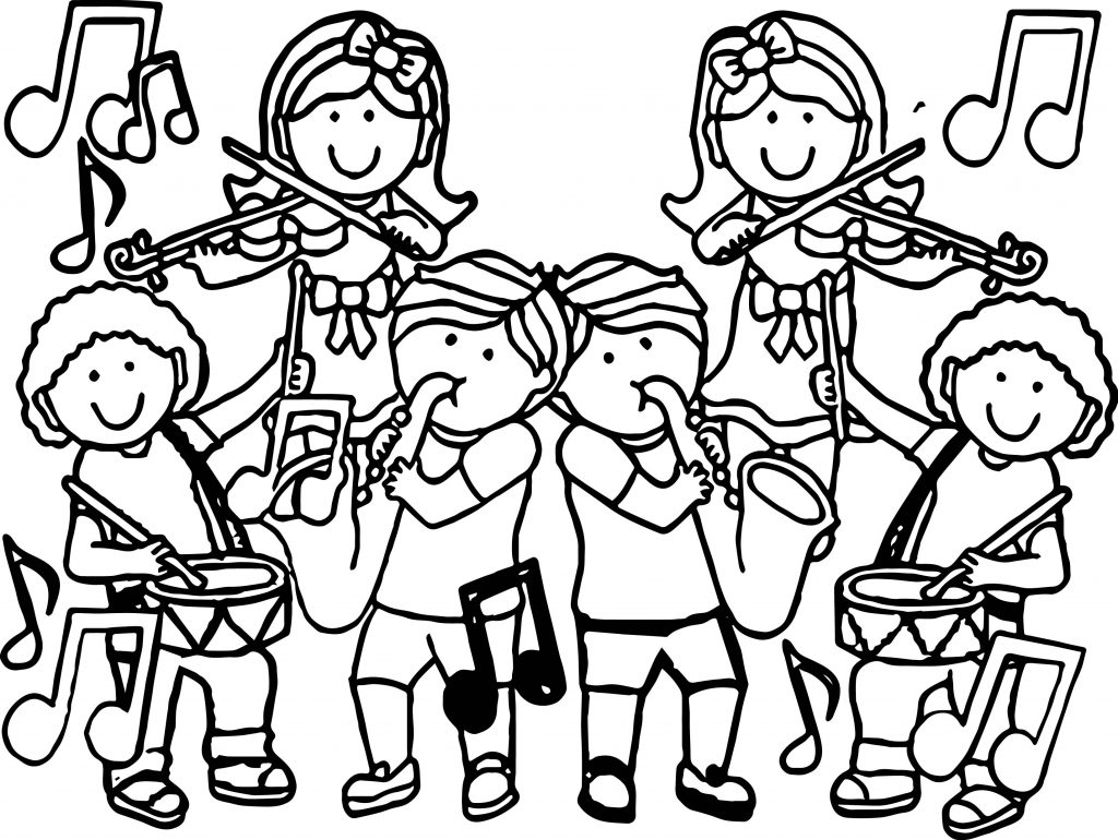 Kindergarten Music Coloring Pages Coloring Pages