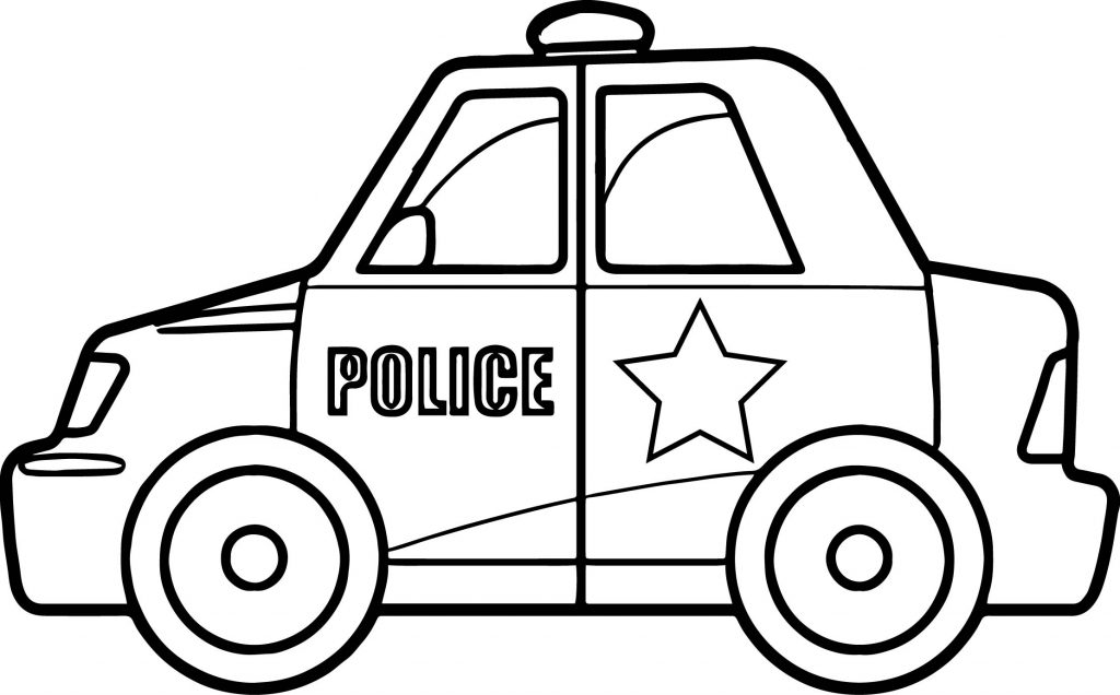 Super Police Car Coloring Page - Wecoloringpage.com