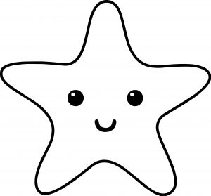 Starfish Sea Creatures Coloring Page