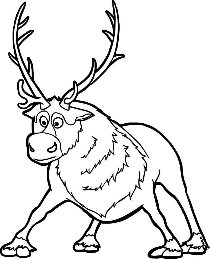 Sven Coloring Page - Wecoloringpage.com