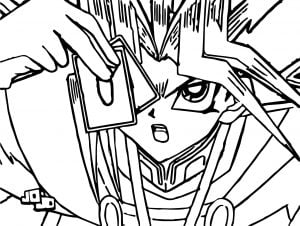 Yu Gi Oh Series Coloring Page