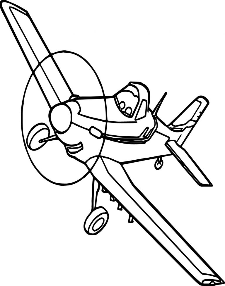 Disney Dusty Plane Coloring Pages - Wecoloringpage.com