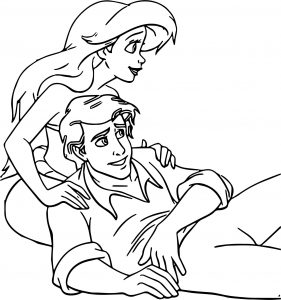 Disney The Little Mermaid Return to the Sea Boyfriend Coloring Page