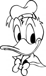 Donald Duck Avatar Coloring Page