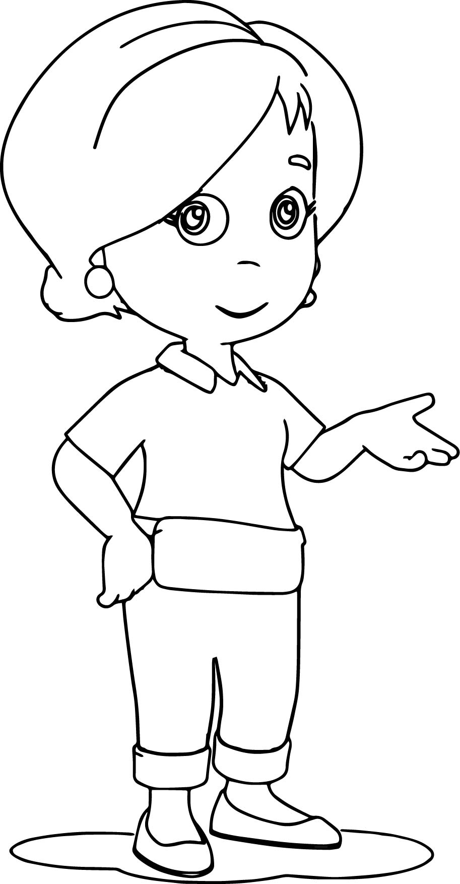 Kelly Handy Manny Coloring Page Wecoloringpage.com