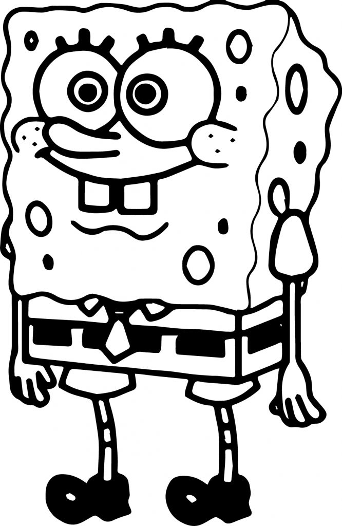 Sponge Sunger Bob Squarepants Coloring Page - Wecoloringpage.com