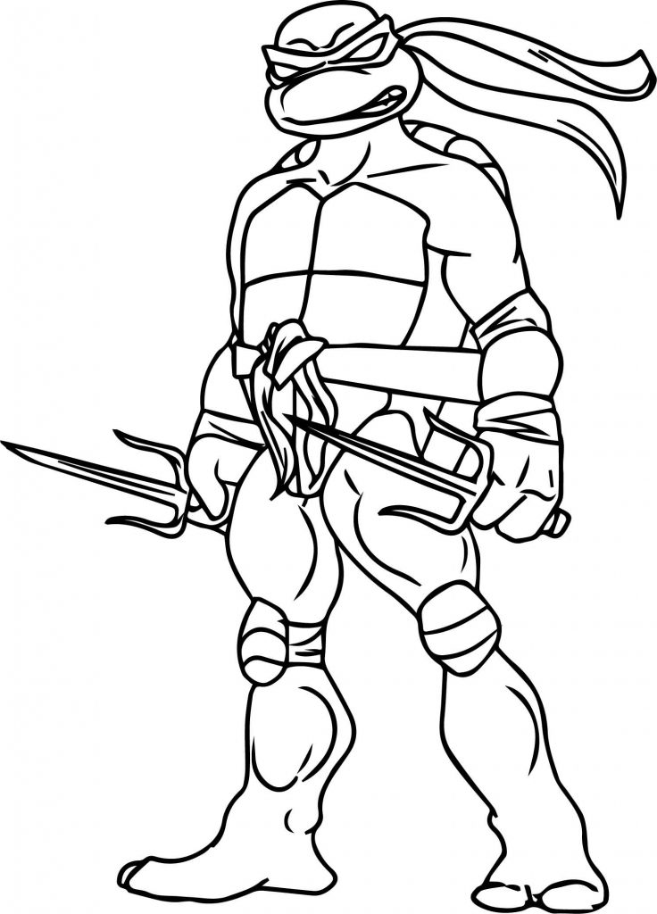 The Teenage Mutant Ninja Turtles Blade Coloring Page - Wecoloringpage.com