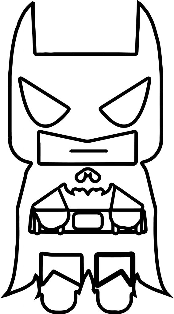 Tiny Batman Small Coloring Page - Wecoloringpage.com