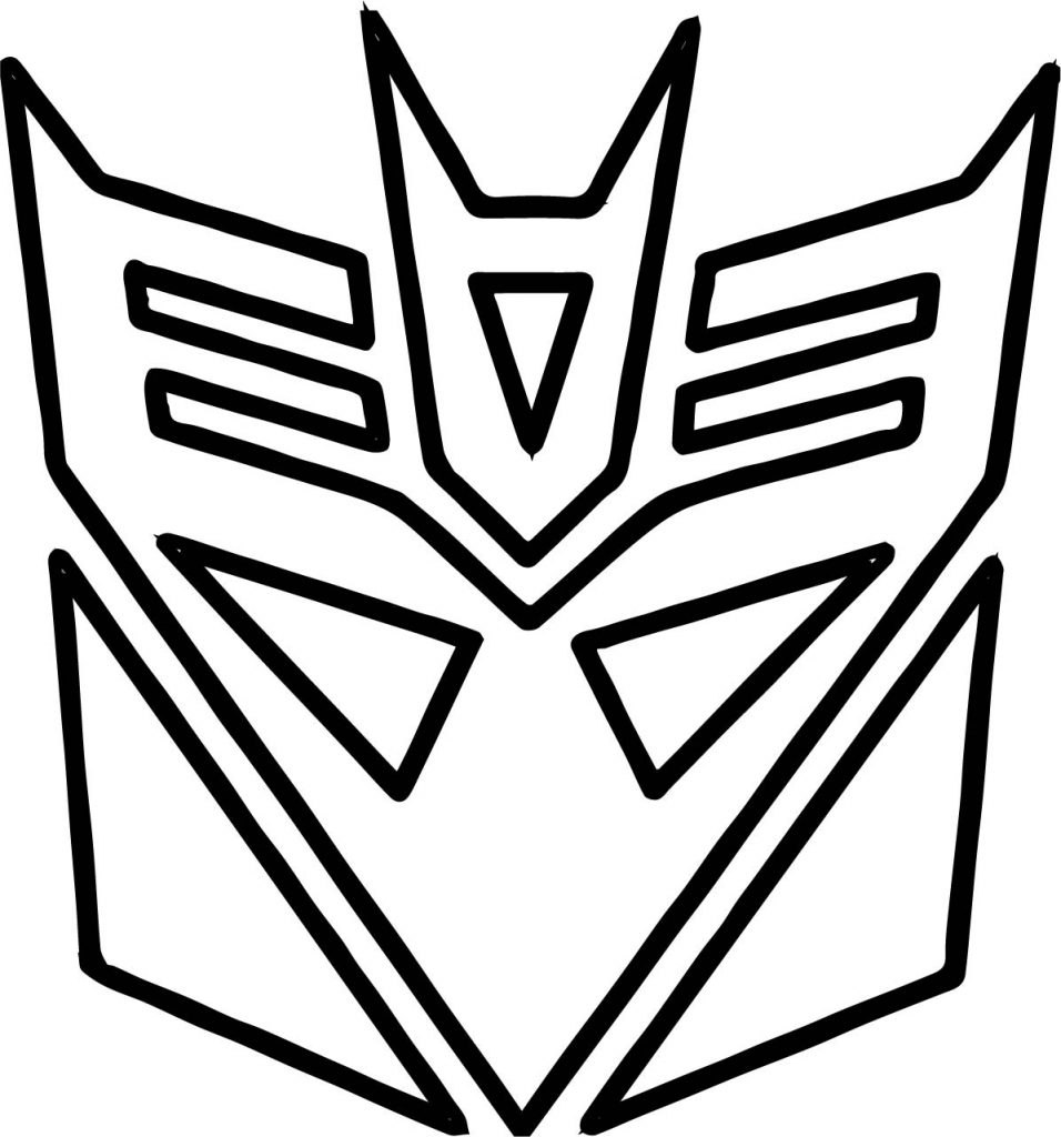 Transformers Logo Coloring Page - Wecoloringpage.com