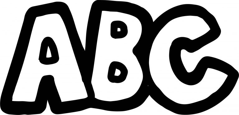 Abc Coloring Page | Wecoloringpage.com