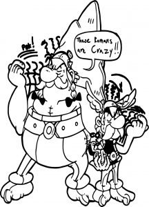 Asterix And Obelix Dogmatix Coloring Page