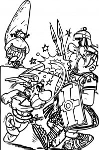 Asterix The Gaul Coloring Page