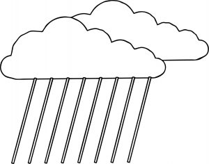 Cloudsrain Coloring Page